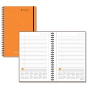 At-A-Glance  Planning Notebook,w/Ref. Calendar,2PPD,6"x9",Orange