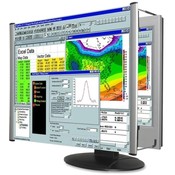 Kantek LCD Magnifier, Fits 19"-20" Widescreen, Aluminum