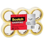 3M Commercial Office Supply Div.  Packing Tape, 1-7/8"x54.6 Yds., 3" Core, 6/PK, Clear