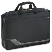 US Luggage  Laptop Portfolio, 16-1/2"x5"x12", Black