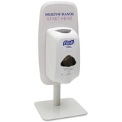 GOJO Industries Purell Tabletop Sanitizer Stand, 1200ml, Foam/Gel, Clear