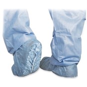 Medline Industries, INC.  Scrub Shoe Cover, Skid-Resistant, 100/PK, Blue