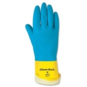 R3 Safety  Latex Glove, Neoprene Over, 28ML, Large, Blue
