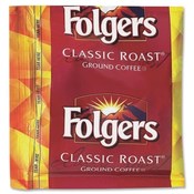 Folgers Foldgers Classic Roast, .9 oz, 36/PK, Dark Brown