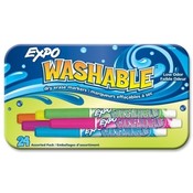 Sanford Ink Corporation Dry-Erase Marker, Non-Toxic, Washable, Fine Tip, 24/PK, Ast