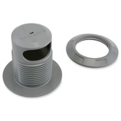 Kensington Hole Cable Anchor, Security Slot For Cable, Gray