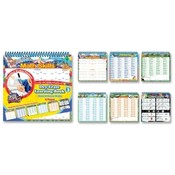 The Board Dudes  Dry-Erase Book, Math, 6 Page, Ass
