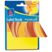 Avery Consumer Products Label Book, Wavy, 80/PK, 1'X3' NEOE/ 2'X3', NEYW Wholesale Bulk