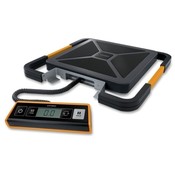 Pelouze Manufacturing Company  Digital Scale, Portable, USB Shipping, 400lb., BK/SR