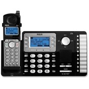 RCA Products Phone, 2-Line Cordless, Exp, DECT 6.0, Caller ID, BK/SR
