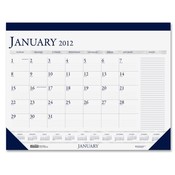 House of Doolittle  Comptact Desk Pad, 12Mnth, Jan/Dec, 13"x18-1/2", BE/GY
