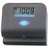 Lathem Time Company Time Clock, Thermal Print, 6"x5-1/2"x2-7/8", Charcoal Gray