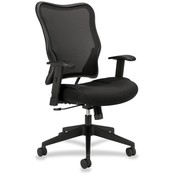 Basyx Chair, Mesh, High-Back, 19-3/4"x20-1/2"x45-1/4", Black