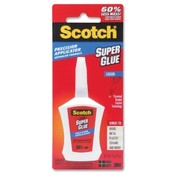 3M Commercial Office Supply Div.  Super Glue Liquid, Precision Applicator, .14oz., Clear