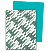 Wausau Papers Card Stock Paper, 65lb., 8-1/2"x11", Terrestrial Teal
