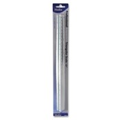 Helix USA  Engineers Scale, Triangular, 12", Aluminum, Silver