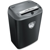 Fellowes Mfg. Co. Cross-Cut Shredder, 12 Sht Cap, 20-1/4"x15"x11-1/4", Black