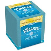 Kimberly-Clark Cool Sensation Facial Tissue, 3-Ply, 27/BX, White
