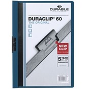 Durable Office Products Corp.  DuraClip Report Cover, 60 Sheet Capacity, 11"x8-1/2",Navy