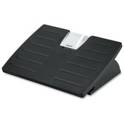 Fellowes Mfg. Co. Adjustable Foot Rest,Tilt,17-1/2"x13/18"x4-3/8",Black/Silver