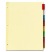 Avery Consumer Products  Economy Insertable Dividers, 8 Tabs, Multicolor