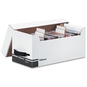 Fellowes Mfg. Co.  Diskette File, 125-5-1/4"Disk/35CDs, 6-3/4"x15"x6-1/4"