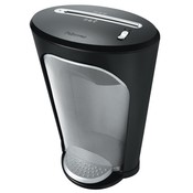 Fellowes Mfg. Co. Cross-Cut Shredder, 15-1/2"x11-1/4"x22-1/4", Black/Silver