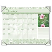 At-A-Glance  Monthly Desk Calendar,12-Month Jan-Dec,Antique Floral,22"x17"