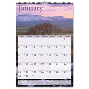 Monthly Wall Calendar- Jan-Dec - Scenic Photos
