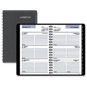 At-A-Glance  Weekly Appt Book,12 Months Jan-Dec, 3-3/4"x6", Black
