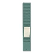 Acroprint Time Recorder Time Card Rack, 4-3/8"x31-1/8"x1-3/4", 25 Pockets, Green