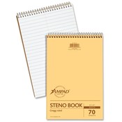 Esselte Pendaflex Corporation Steno Book, 15 lb., Gregg Ruled, 70 Sheets, 6x9, White Wholesale Bulk