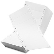 Avery Consumer Products  Pin Fed Labels, 4"x1-7/16", 5000/BX, White