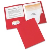 Avery Consumer Products 2-Pocket Fldr w/3-Prong Fstnr, Ltr, 20 Sht Cap., 25/BX, RD Wholesale Bulk