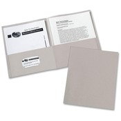 Avery Consumer Products Two Pocket folder, 8-1/2'x11',20 Sht Cap., 25/BX, Gray Wholesale Bulk