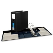 Avery Consumer Products  3-Ring EZD Binder W/Label Holder, 5"Cap, 8-1/2"x11", Black