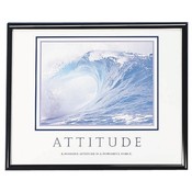 Advantus Corp.  "Attitude" Poster, 30"x24", Black Frame