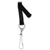 Baumgartens Breakaway Lanyard, w/ Hook N Loop, 36", Black