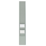 Buddy Products Card Rack, 40 Pocket, Vertical, Platinum