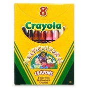 Binney and Smith  Multicultural Crayons, Nontoxic,