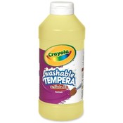 Binney and Smith  All-Purpose Artista Tempera Paint, Nontoxic, 16 Oz, Yellow
