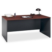 Bush Industries Manager's Desk, 66x29-3/8x29-7/8, Dark Cherry Wholesale Bulk