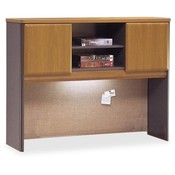 Bush Industries 48" Hutch,47-1/2"x13-7/8"x36-1/2",Natural Cherry/Slate