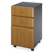 Bush Industries 3-Drawer Ped.,Box/Box/File,15-5/8"x20-3/8"x28-1/4",Med. CY