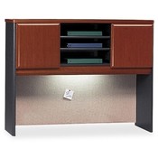 Bush Industries 48" Hutch, 47-1/2"x13-7/8"x36-1/2", Cherry/Galaxy