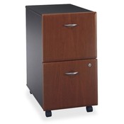 Bush Industries 2-Drawer Ped.,File/File,15-5/8"x20-3/8"x28-1/4",CY/GY