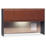 Bush Industries 60" Hutch, 59-5/8"x13-7/8"x36-1/2", Cherry/Galaxy