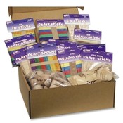 Chenille Kraft Company Wood Crafts Classroom Activities Kit, 2100 Pieces(Pack of 1)