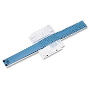 C-Line Products, Inc.  All-Purpose Sorter, 2-1/2"x23-1/2"x3/4", Sky Blue/Platinum