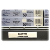 C-Line Products, Inc.  Label Holder,For Magnetic Shelf/Bin,6"Lx1"H,Clear